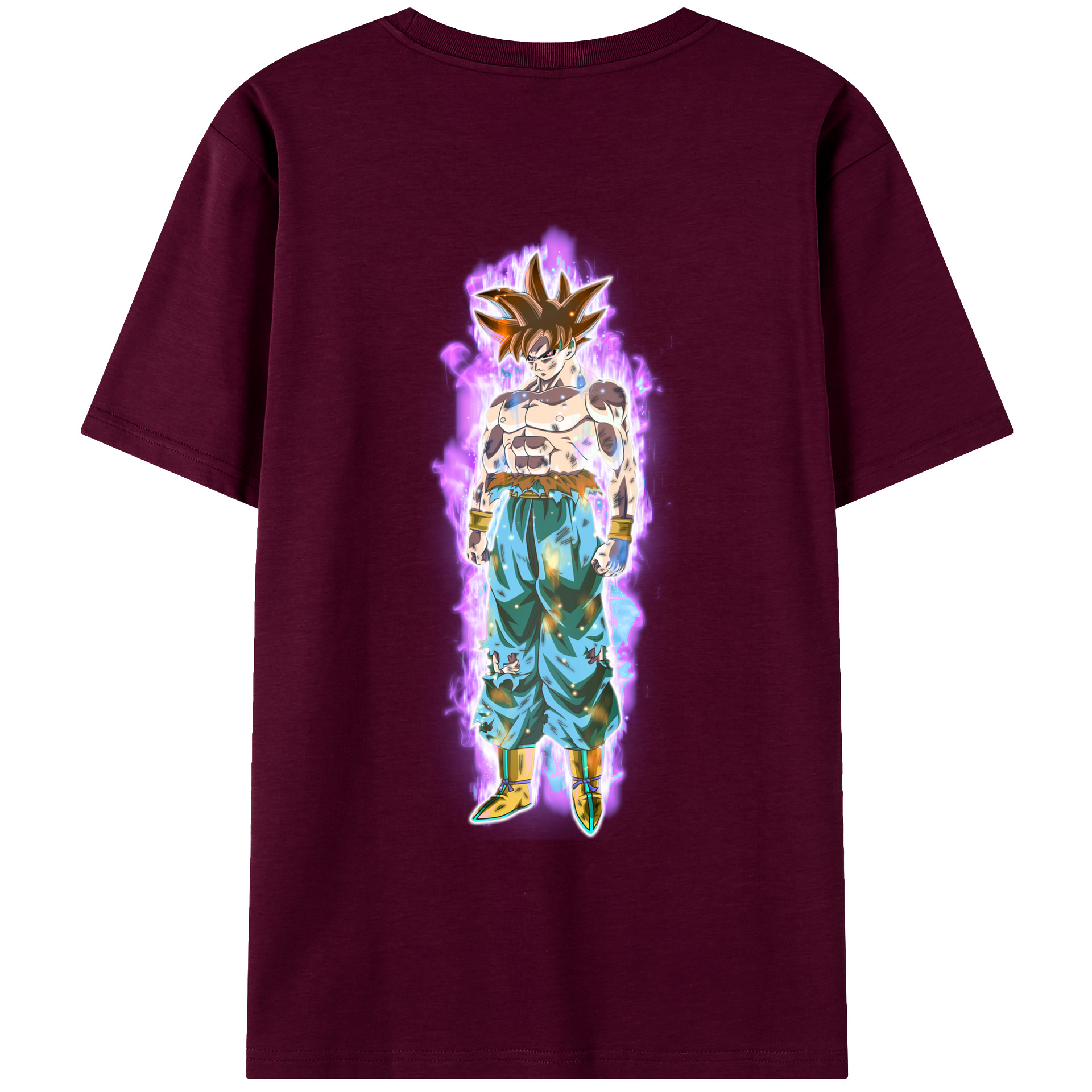 （画像用） ドラゴンボール 孫悟空（そん ごくう）Son Goku カカロット DRAGON BALL Kakarotto レディース半袖Tシャツ(バックプリント)